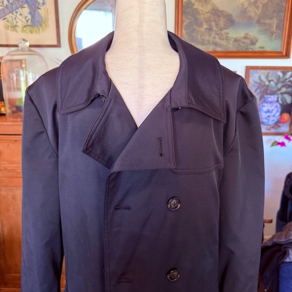 NWOT Men’s Ralph Lauren Edmond Trench Raincoat, Black Removable Zip Liner 44L - Picture 10 of 16